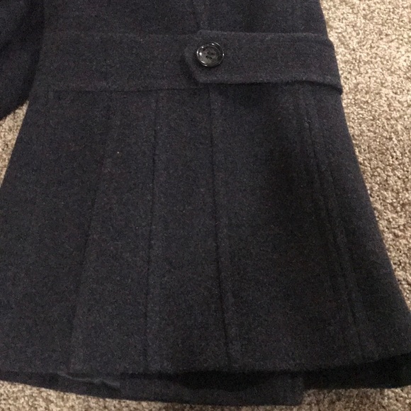 Classy Pea Coat with feminine flare to the back. - Picture 5 of 6